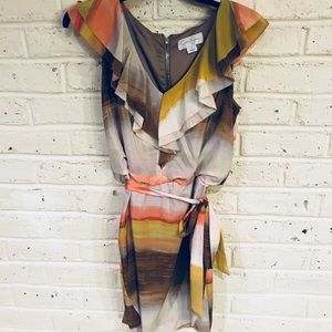 Jessica Simpson size 6 midi cocktail dress